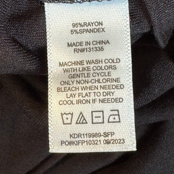 Nine Britton Black Keyhole Twist Side Sheath Dress NWT Size Small Petite - Picture 7 of 8